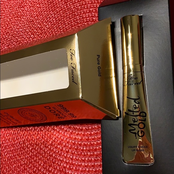 Too Faced Other - Too Faced Melted Gold Lip Gloss in Pure Gold